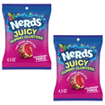 thumbnail image 1 of 2pk Nerds Juicy Gummy Clusters Strawberry Punch Candy, 4.5oz Bags, Crunchy & Chewy Gummy Clusters, Sweet & Tangy Strawberry Candy, Bite Size Candy Pack, 1 of 5
