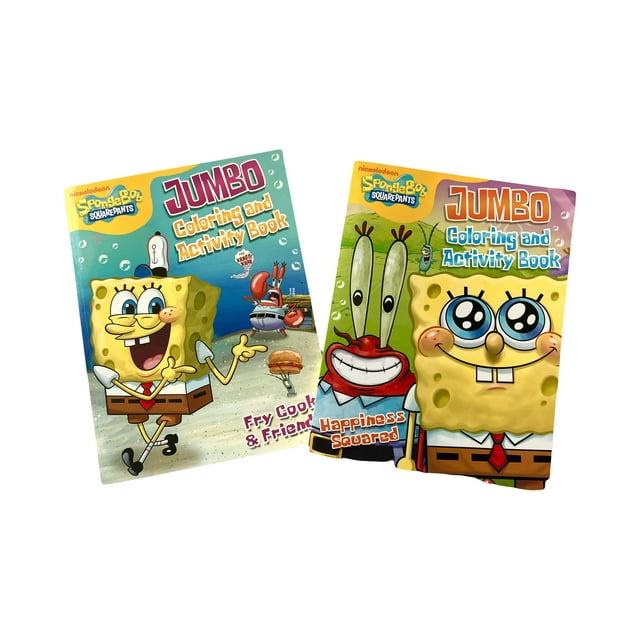 2pk Nickelodeon Spongebob Squarepants Coloring & Activity Book Oh Buoy ...