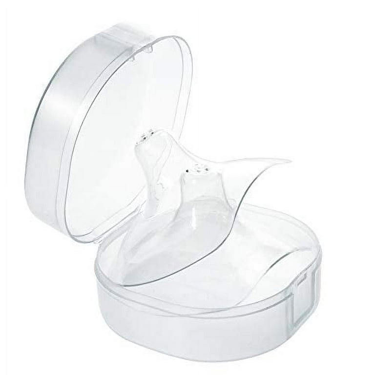 2pk Nipple Shields for Breastfeeding with Carry Case Ultra-Thin Super-Soft
