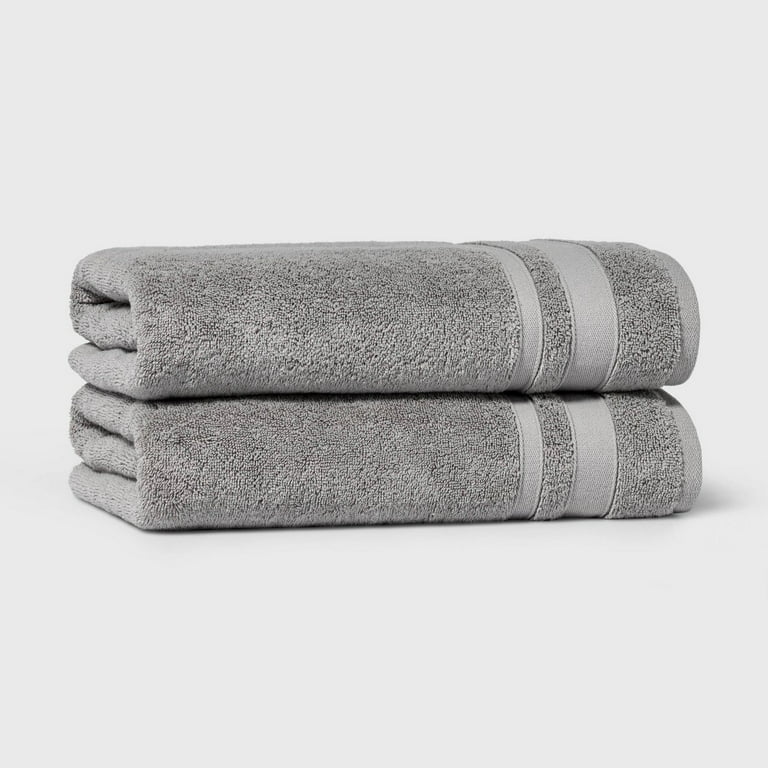 Grey Performance Bath Towel