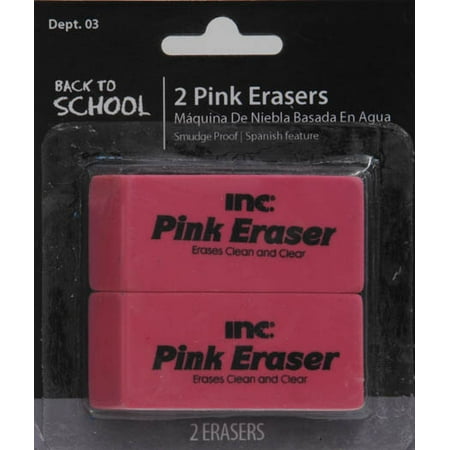 2pk Pink Erasers