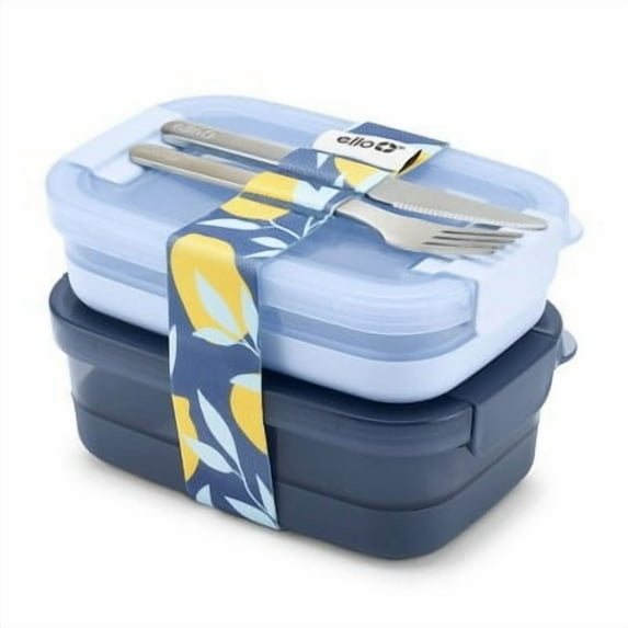 2pk Plastic Lunch Stack Food Storage Container