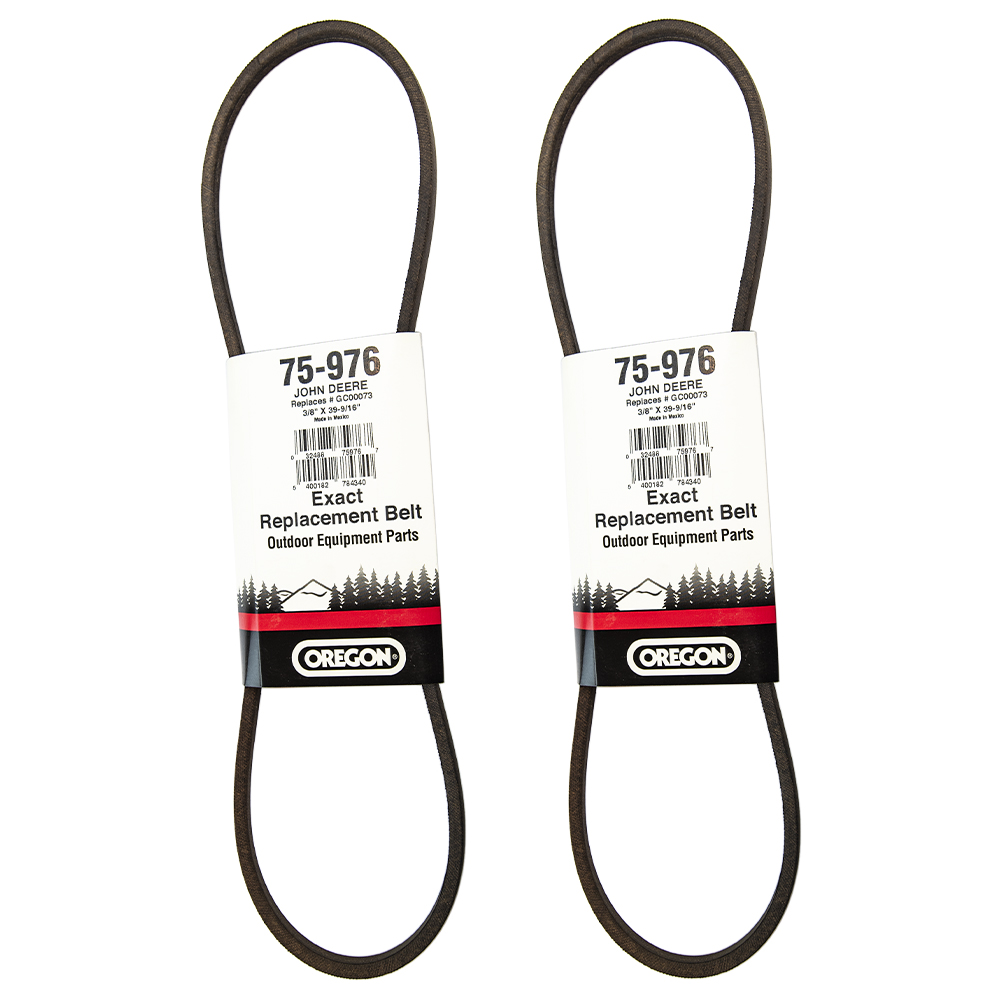 2pk Premium Drive Belt 3/8" x 391/6" for John Deere JS61 21" Deck