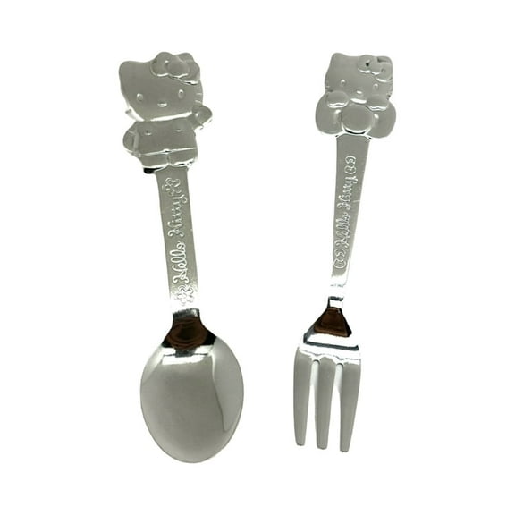 2pk Sanrio Hello Kitty Spoon and Fork dining set