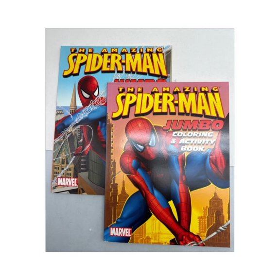 2pk Spiderman Coloring & activity book astd