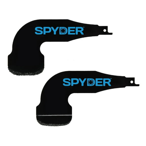 Spyder Grout-Out 2-Piece Grout Removal Tool Set, Attachments for Reciprocating Saws (1/16 to 3/16-Inch and 3/16 to 3/4-Inch) 100234