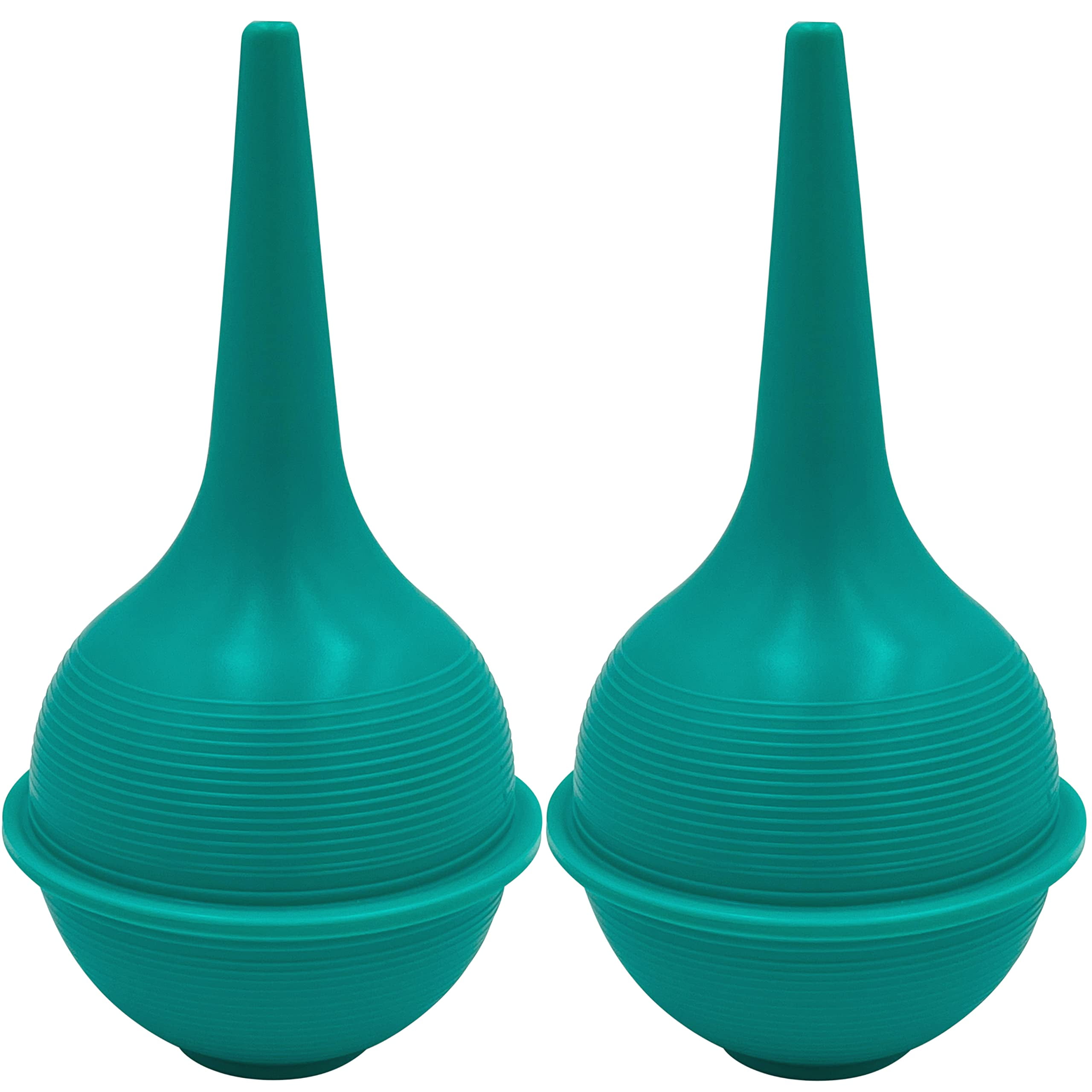 2pk Sterile Ear Syringe 3oz / 90ml Green Rubber Bulb for Washing & Wax Removal