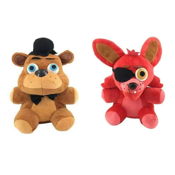 2psc Anime Game Plush FNAF Nightmare Plush Toys for Game Fans ,Kids Birthday Gifts