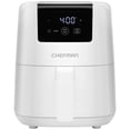 thumbnail image 1 of 2qt Digital Air Fryer with Touch Controls, 900W Power and Dishwasher-Safe Parts for Quick Cooking of Fries, Chicken, Snacks, and Everyday Meals, Compact Design, White, 1 of 10