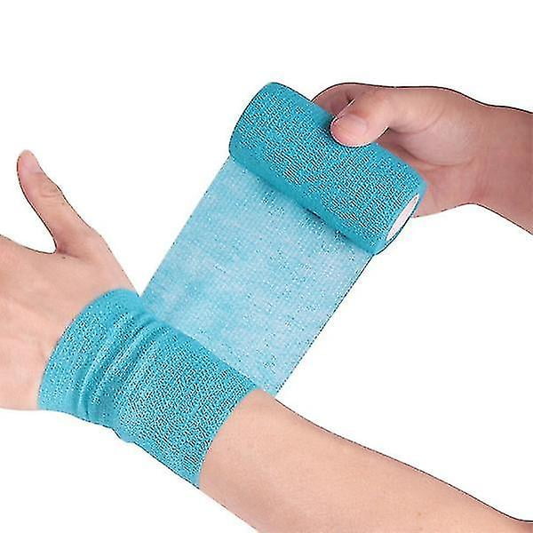 2roll 5cm*4.5m Gauze Medical Bandage Selfadhesive Breathable Elastic