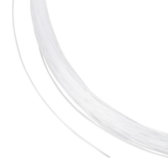 2rolls 1 Roll Nylon Fishing Wire 38.27 yard Strong Nylon String Supports Round Clear Nylon Line Clear Invisible Hanging Wire for Fishing Hanging Decoration Jewelry Making Diameter:1mm