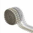 thumbnail image 1 of 2rolls Rhinestone Diamond Mesh Ribbon, 1 of 3