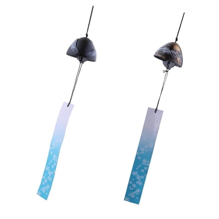 2s/set Japanese Windchimes Furin Temple Iron Round-Shaped