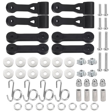 Wuden 2-Pack Bagger Hood Latch & Strap Assembly Kit - Replaces 109808X 160793 For 42" & 46" Lawn Tractor Decks
