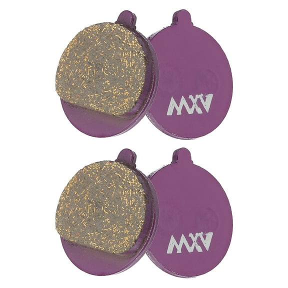 2set Disc Brake Pad 0.85" x 0.96" Semi-Metallic Resin Bike Brake Pads for BB7 M355 M446 M640 Mountain Road Bikes, Purple
