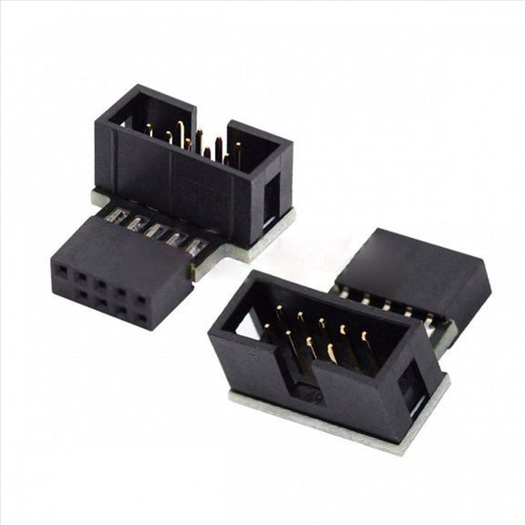 2set Down & Up Angled 90 Degree Male to Female USB 2.0 10Pin 9Pin Header for Motherboard Extension Adapter