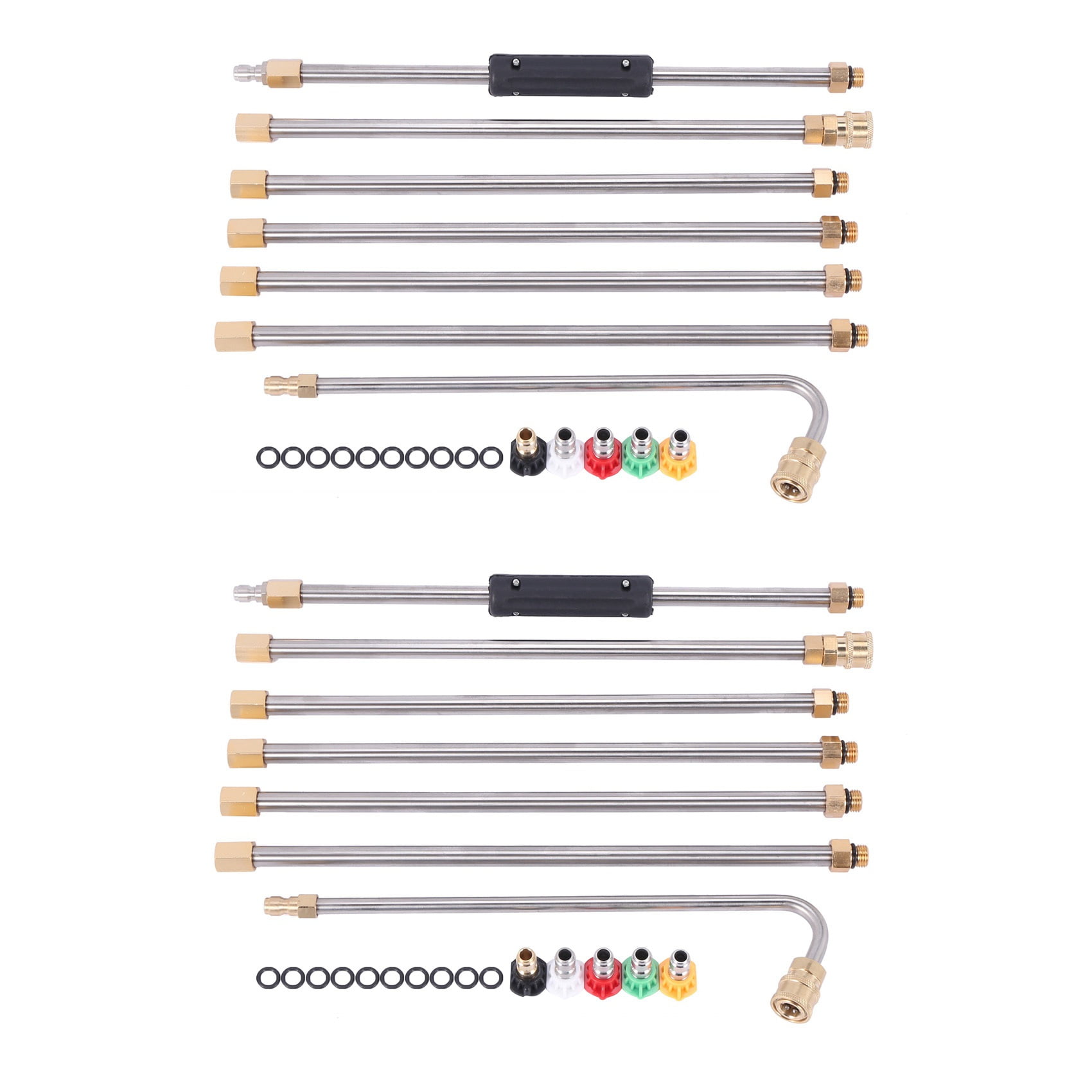 2set Gutter Cleaning Tool Pressure Washer Extension Wands, Roof