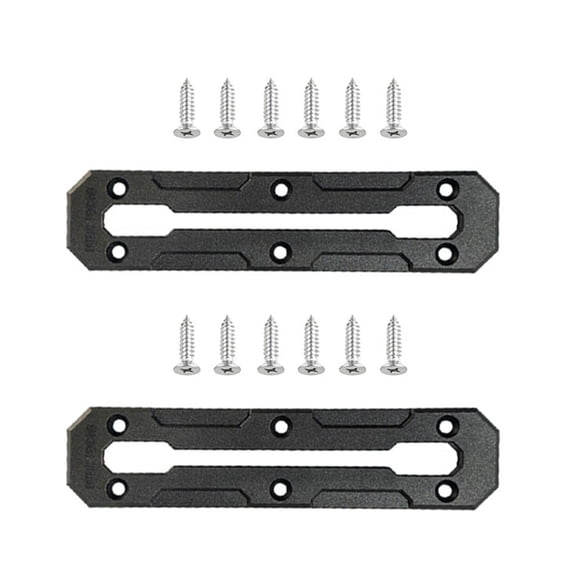 2set Kayak Slide Track Rails Bracket Expandable Low Profile Track Mount Rails Track for Fishing Rod Holder Enduring