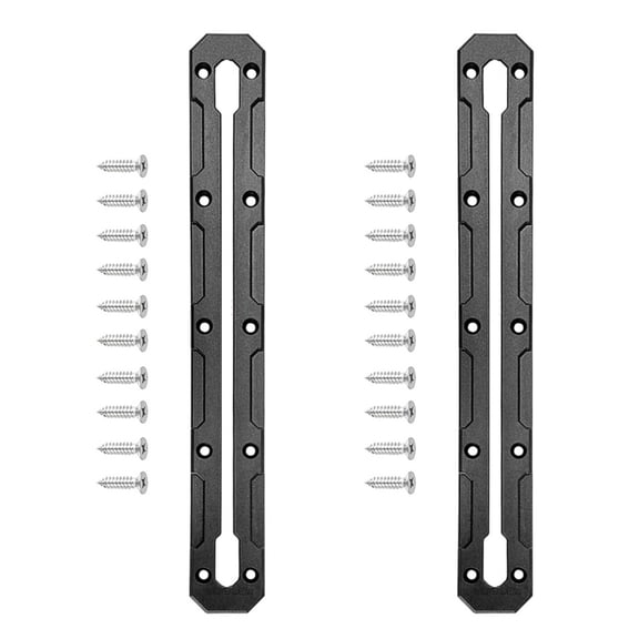 2set Low Profile Track Kayak Slide Track Rails Bracket Fishing Rod Holder Mounting Base Kayak Accessories Mount Track