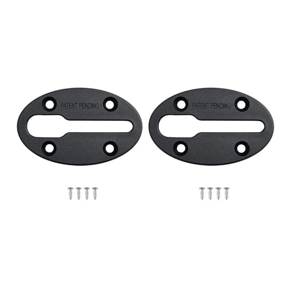 2set Low Profile Track Kayak Slide Track Rails Bracket Fishing Rod Holder Mounting Base Kayak Accessories Mount Track
