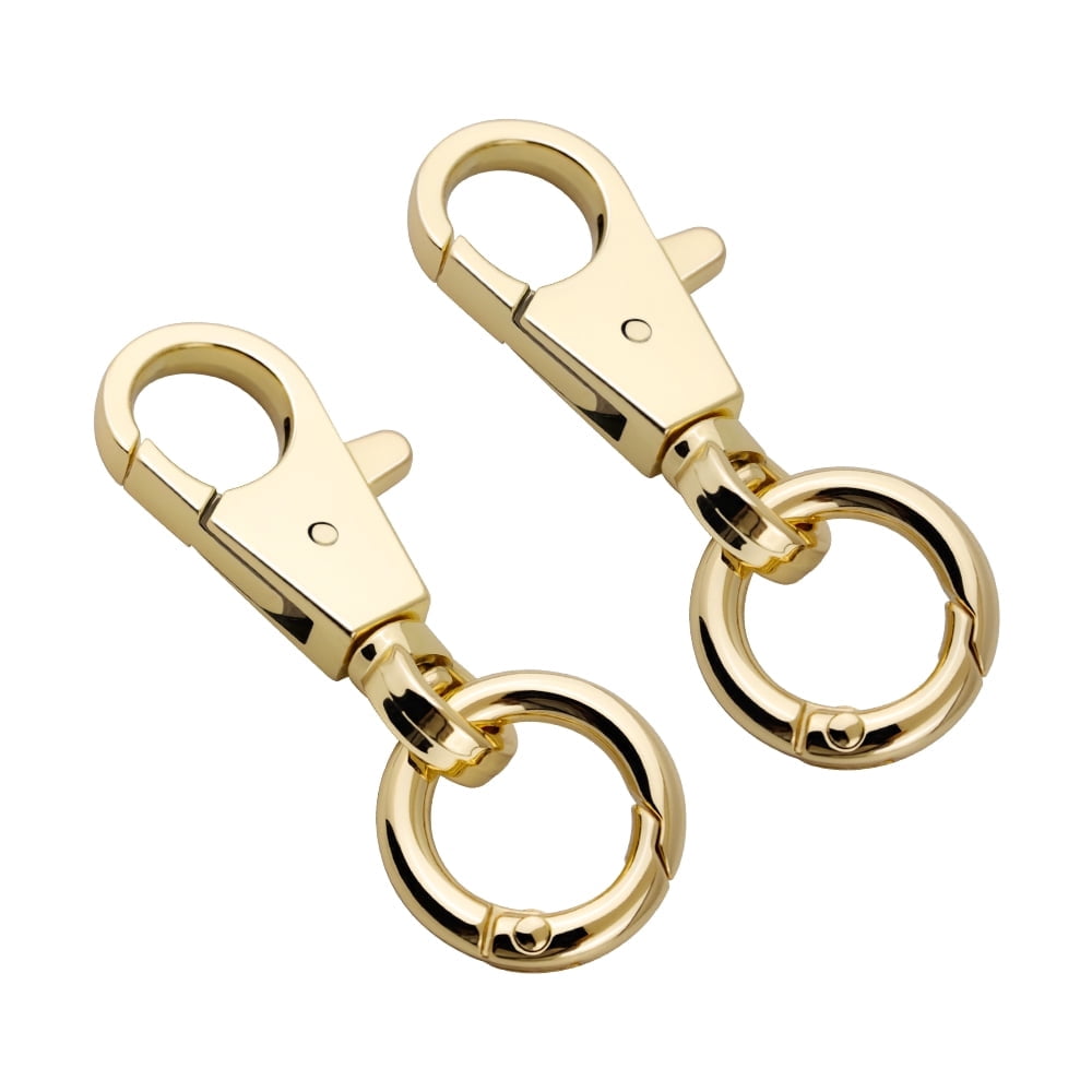 Shell Clasp Key 2set Metal Swivel Lobster Clasp Keychain for Key, Jewelry Making, Art ...