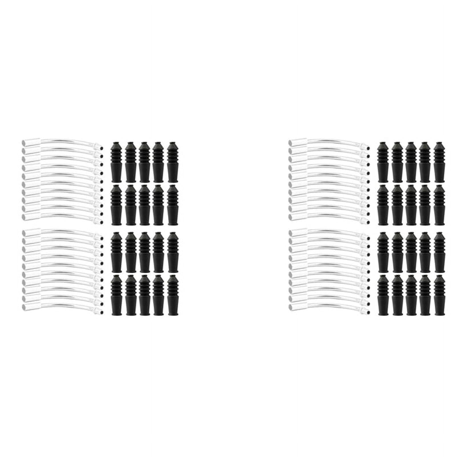 Set Di 4 Guide Per Noodle Freno A V Bici Qoaimu – Accessorio Argento Per Cavo Freno, Manutenzione Facile