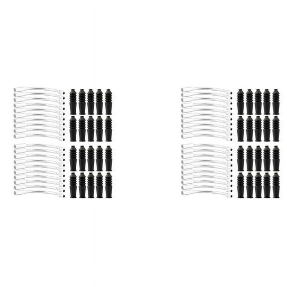 2set Mountain Bike V Brake Noodles Rubber Cable Guide Bend Tube Pipe Sleeves Protector Hose Brake