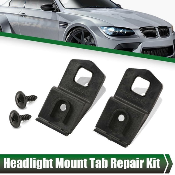 2set Replacement Headlight Fits Tab Mount for 2007-2013 E92 BMW E93 Coupe Conver