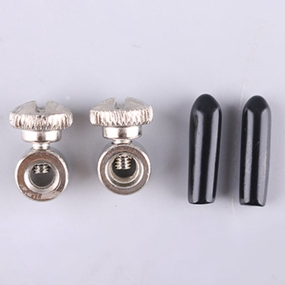 2set Replacement Speed Jump Rope Cable Adjustable Screws with End Cap Cover for Skipping Cable Workout Most Cable Skipping Ropes