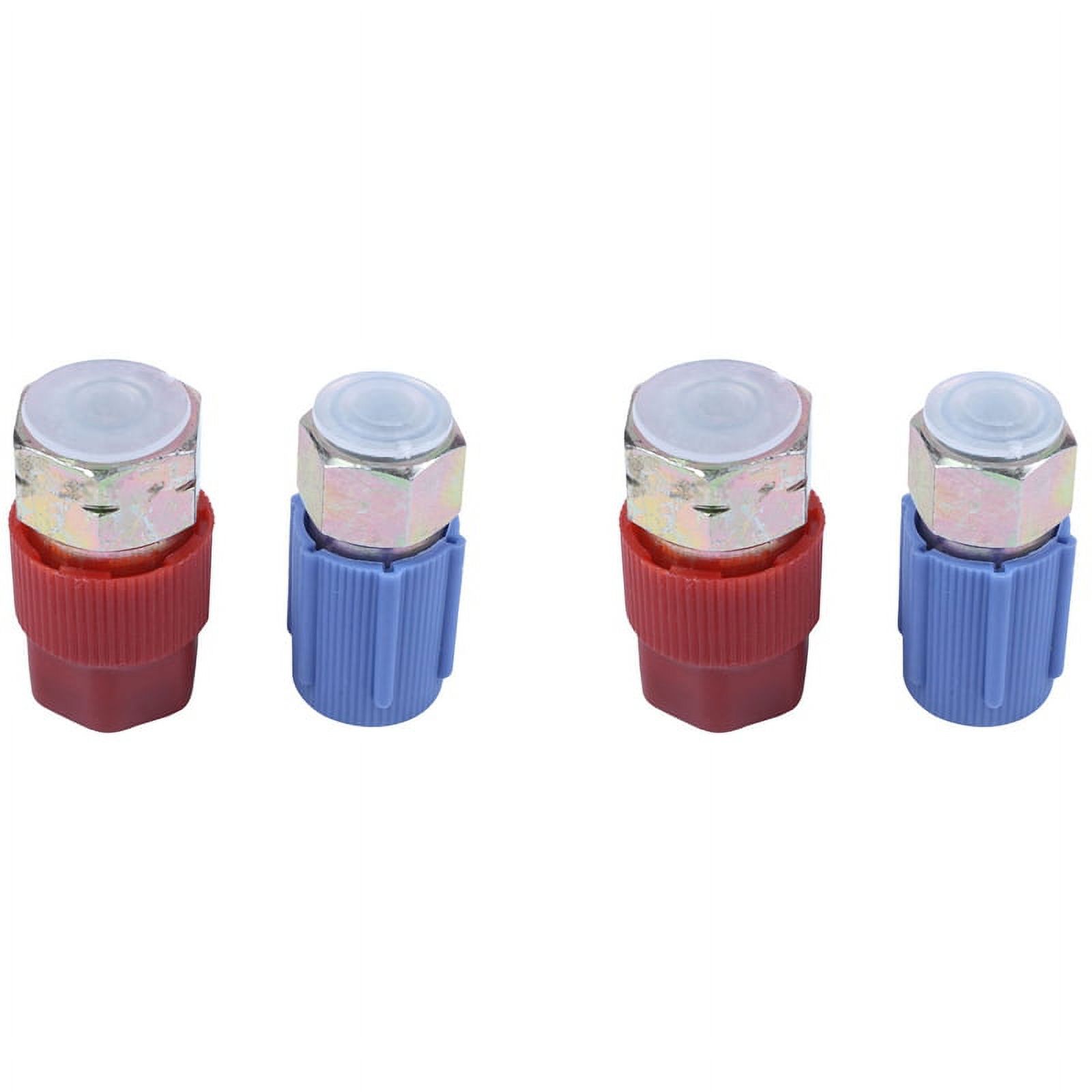 R12 to R134 A High/Low AC Fitting Port Retrofit Conversion Adapter