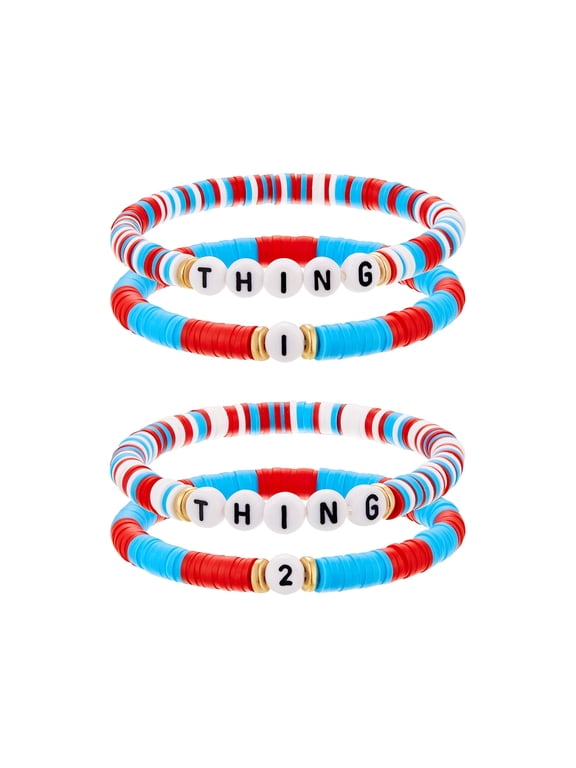2set Things 1 2 Friendship Sibling Bracelet for Birthday Gifts, Holiday Kickoff Season .