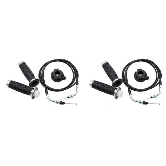 2set Universal Throttle Twist Grip Set with 78 Inch Scooter Cable for 50Cc 80Cc 125Cc 150Cc GY6