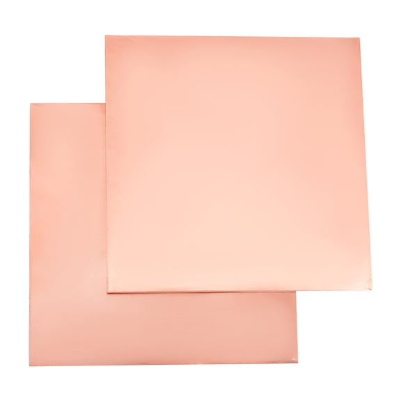 2sheets Copper Sheets Square PeachPuff 100x100x1mm
