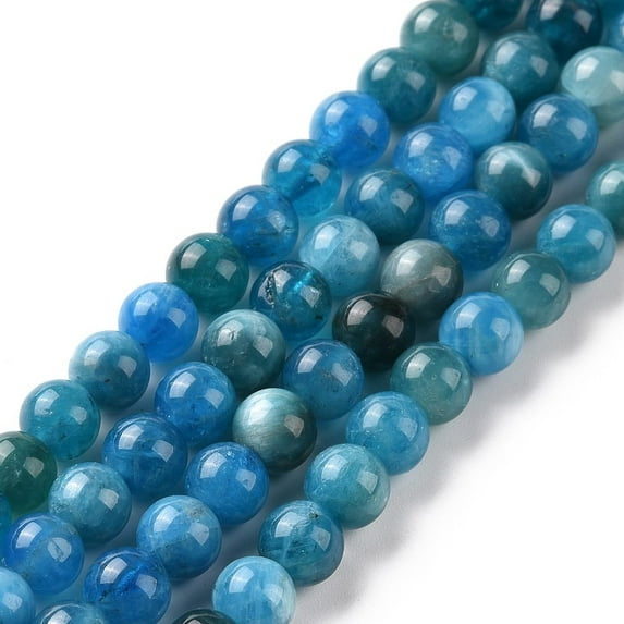 2strands Natural Apatite Beads Strands Round 5.5mm Hole: 1mm about 74pcs/strand 15.5 inch(39.5cm)