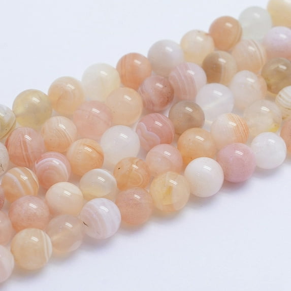 2strands Natural Botswana Agate Beads Strands Round 4mm Hole: 1mm about 98pcs/strand 15.5 inch(39.5cm)