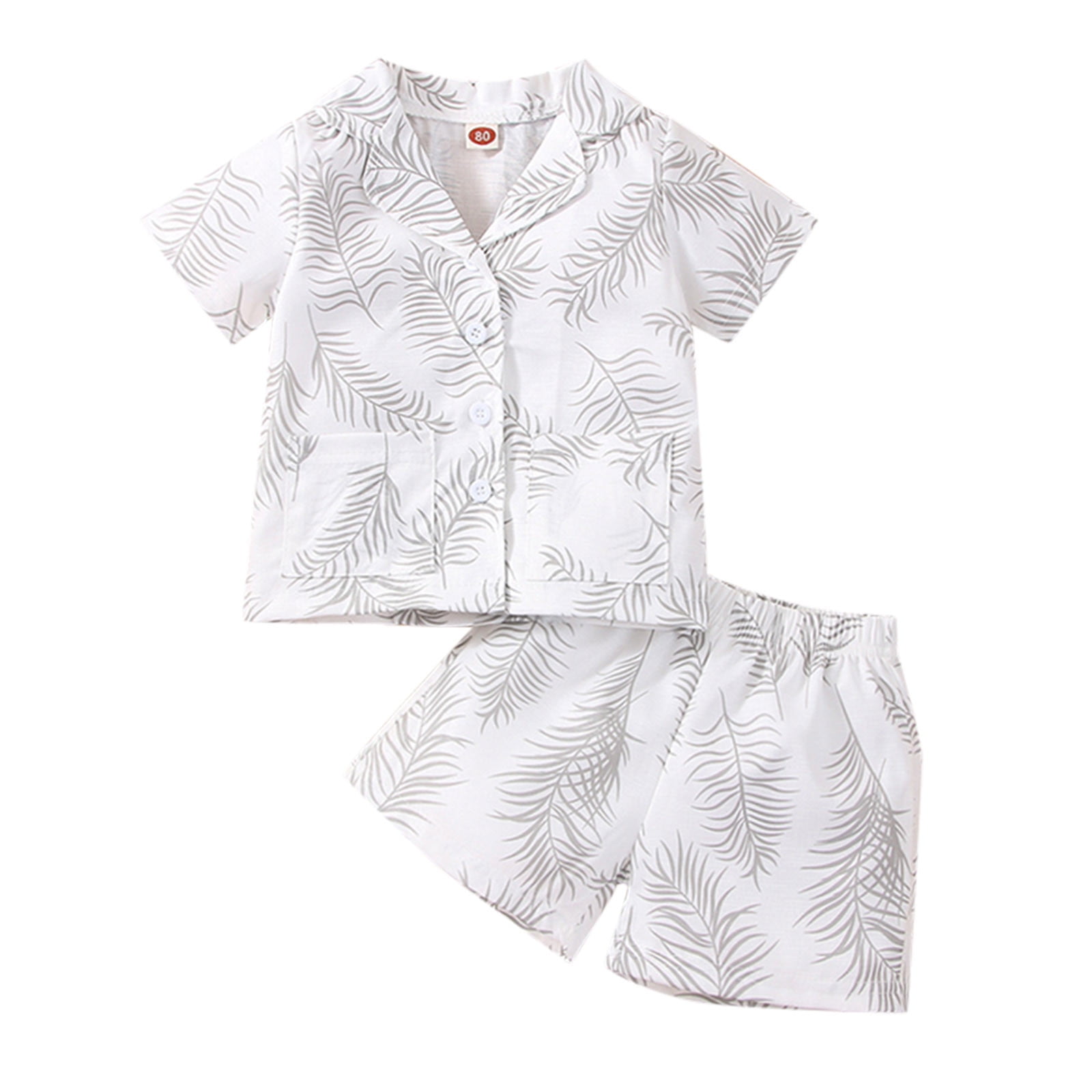 2t Bow Tie Shirts Toddler Kids Baby Boys Short Sleeve Shirt Tops Print