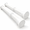 2tension Curtain Rod 31-62 Inches White Shower - Walmart.com