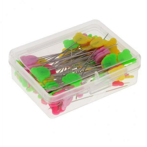2x 0 Mixed Straight Pins Decorative Pins Sewing Pins Flat for Dressmaking Quilting Patchwork craft