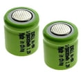 thumbnail image 1 of 2x 1/3AA  1.2V Flat top Rechargeable Battery for Shavers, Custom, Radios, 1 of 7