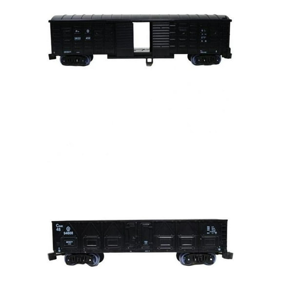 2x 1/87 Scale Simulation Railroads Trains Track Carriage HO Guage Layout Toy