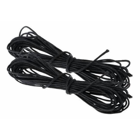2x 10.9yds Braided Leather Cord 1.5mm Thread Cord