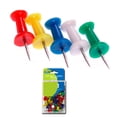 thumbnail image 1 of 2x 100 Pcs Push Pin Thumb Tack Multi Color 3/8" Drawing Cork Board Office Pushpin, 1 of 1