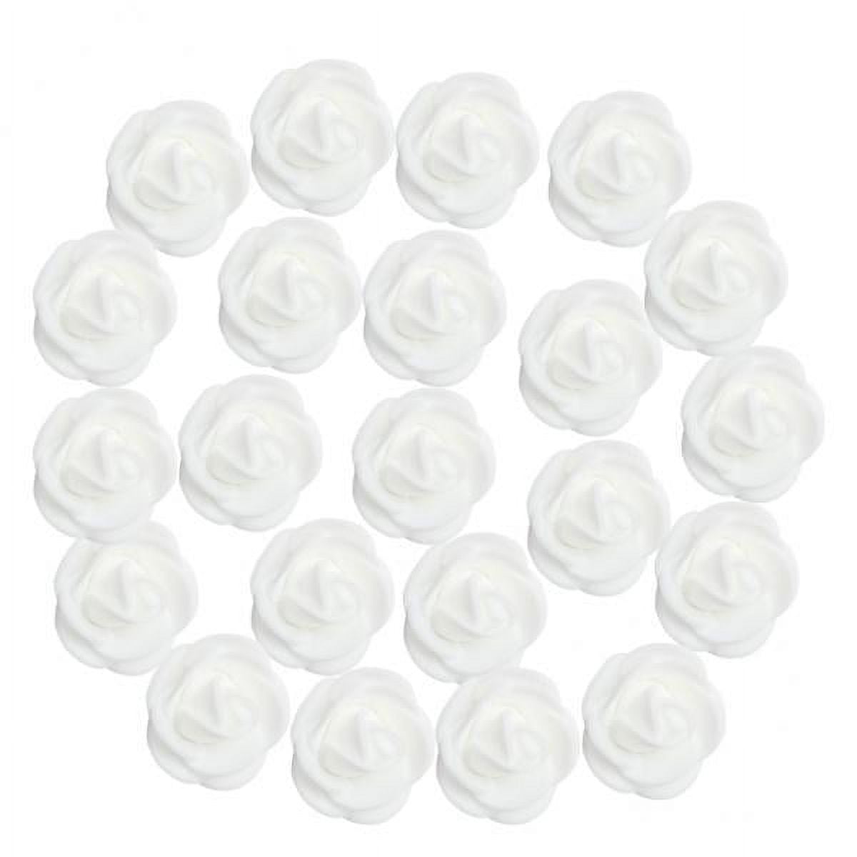 2x 100pcs PE Foam Artificial Flower Roses Head for Wedding Decoration Wreath