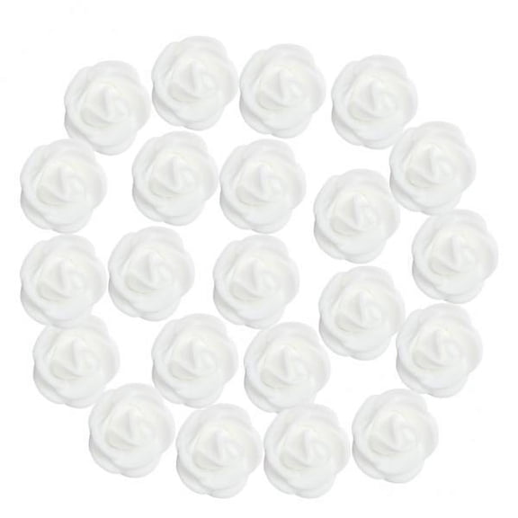 2x 100pcs PE Foam Artificial Flower Roses Head for Wedding Decoration Wreath