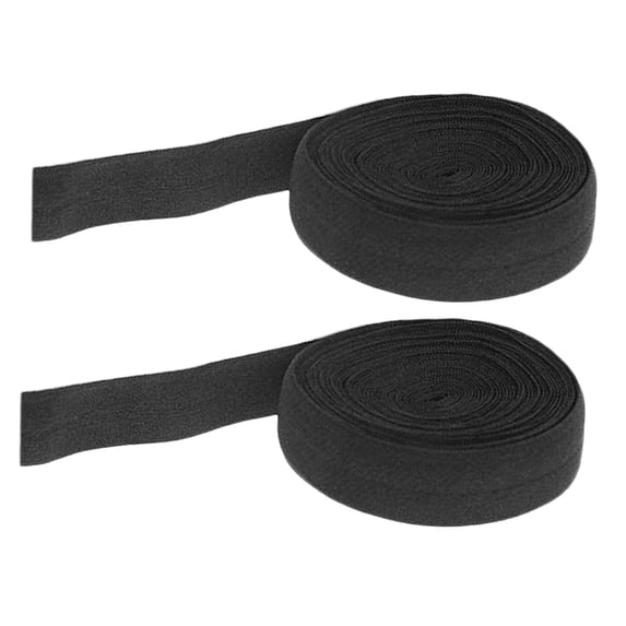 2x 10m Bias Tape Elastic Edging Tape Seam Tape Folded 20mm Wide