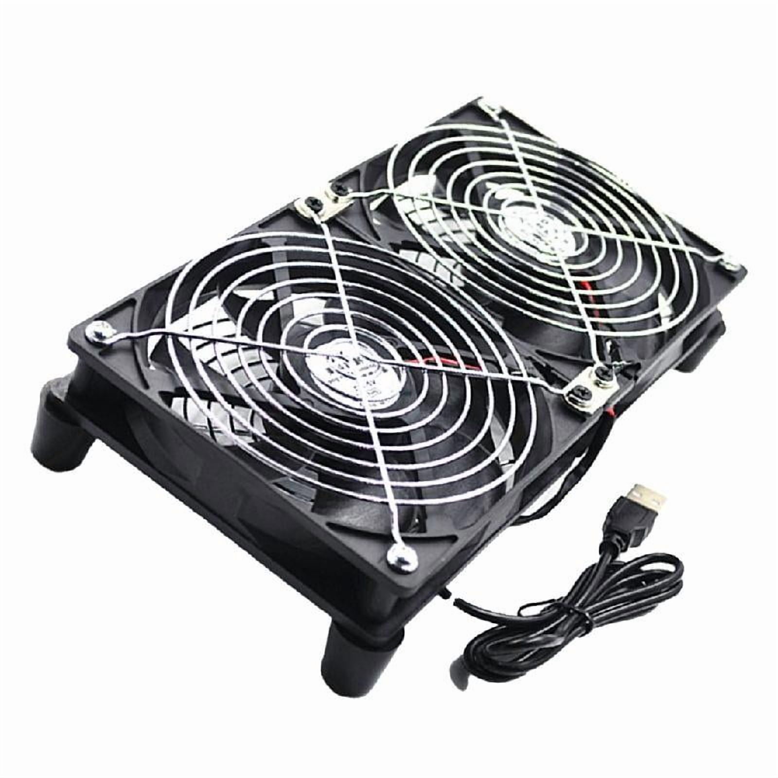 2x 120mm 5V USB Powered PC Fans 45CFM High Airflow Cooling Fan for ...