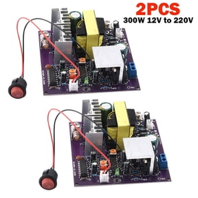 2x 12V to 220V DC-AC Boost Board Low Frequency Inverter Drive Circuit Board 300W