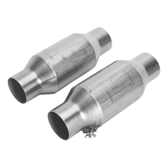 2x 2.5 High Flow Stainless Steel Converter