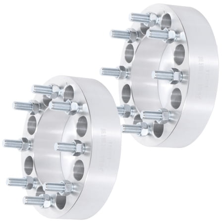 2x 2" 8x6.5 to 8x6.5 9/16" studs wheel spacers For Dodge Ram Ford