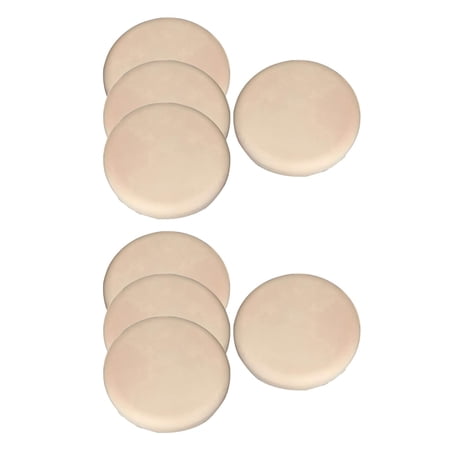 2x 2Pcs Bar Stool Cushion, Round Protector Water Washable Seat Covers,